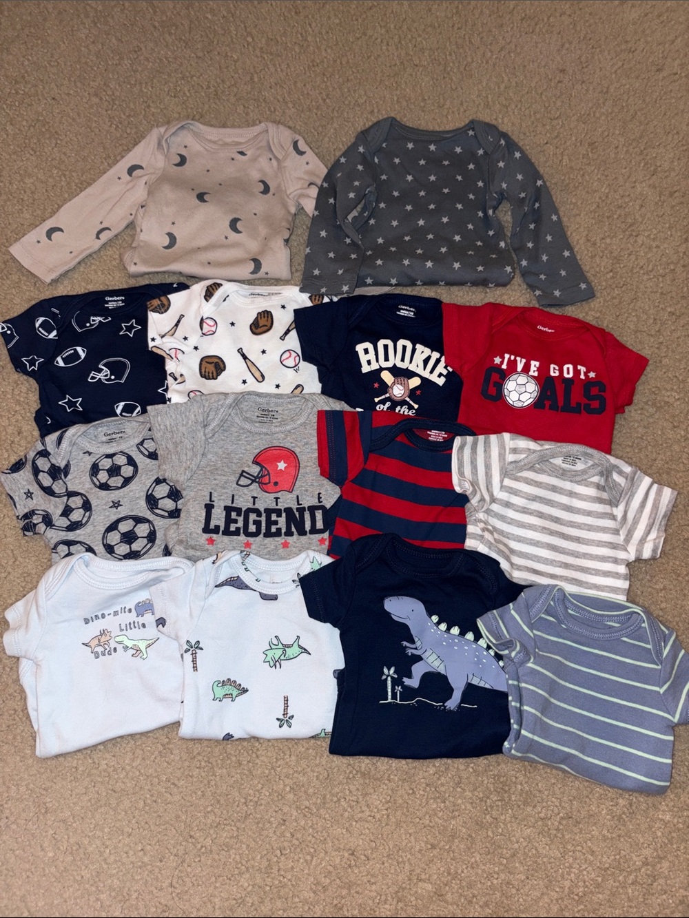 14 Newborn Onsies Bundle
